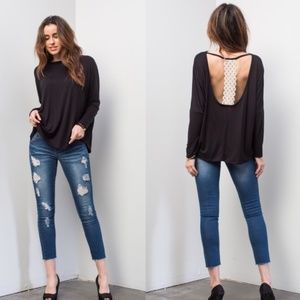 April Spirit | Open back Top | L/XL